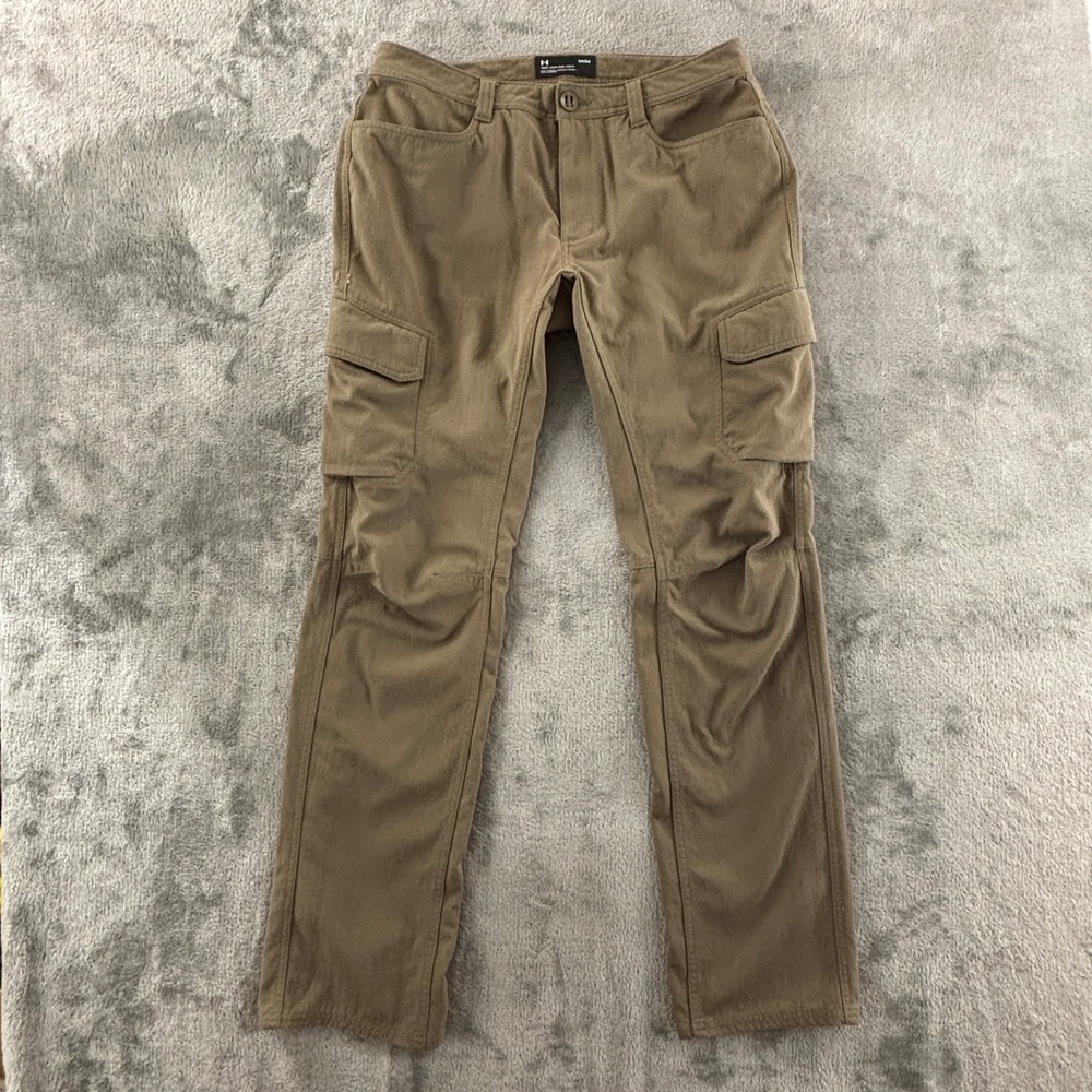 Under‎ Armour Tactical Guardian Cargo Pants Mens 34x34 Bayou Loose Fit UA Storm